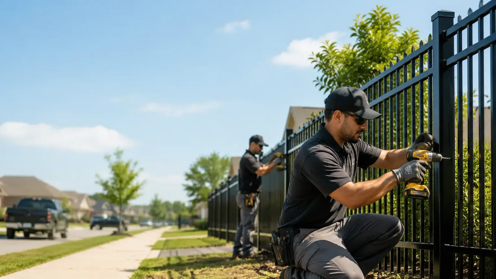 Metal Fence Installation in Marlborough, MA